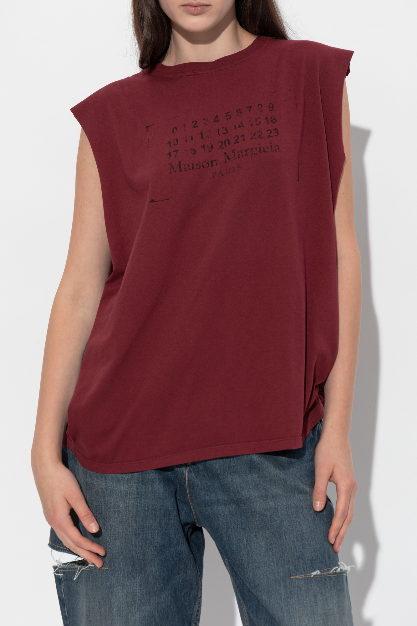 Maison Margiela Top with Z logo | Women's | Vitkac